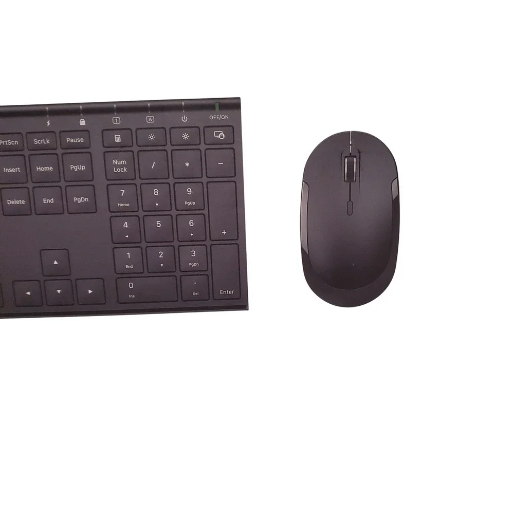 Wireless Keyboard and‎ Mouse Combo Slim Full Size Ergonomic for Computer Laptop